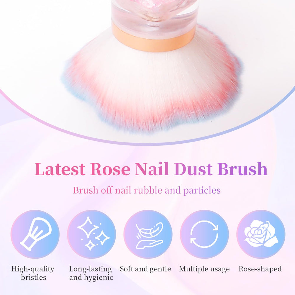 ANGNYA bristles side profile highlighting density and softness benefit: effective particle pickup