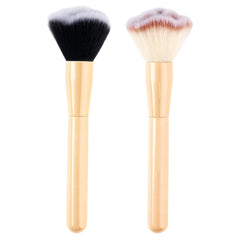 ANGNYA front view of two rose-shaped dust brushes showing elegant design and function
