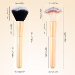 ANGNYA brush next to coin showing compact size and easy storage benefit