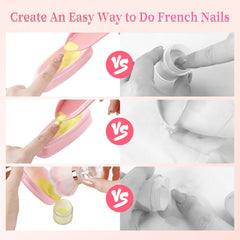 ANGNYA tray next to hand to show compact size and portable salon convenience