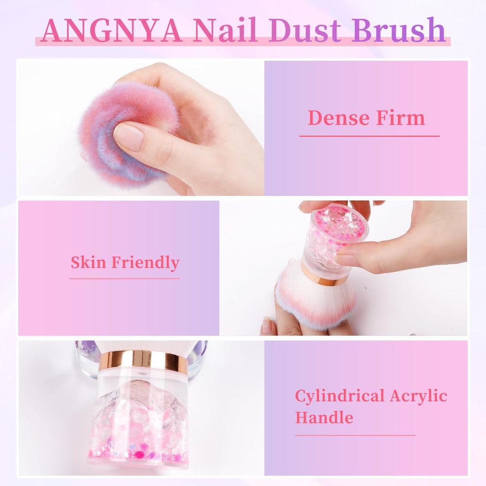 ANGNYA with protective case ready for travel benefit: keeps bristles fluffy