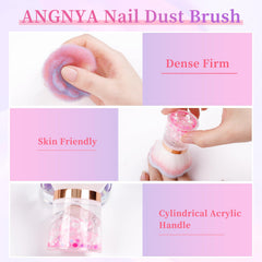 ANGNYA with protective case ready for travel benefit: keeps bristles fluffy