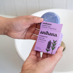 ANIHANA close-up of bar texture highlighting gentle exfoliation