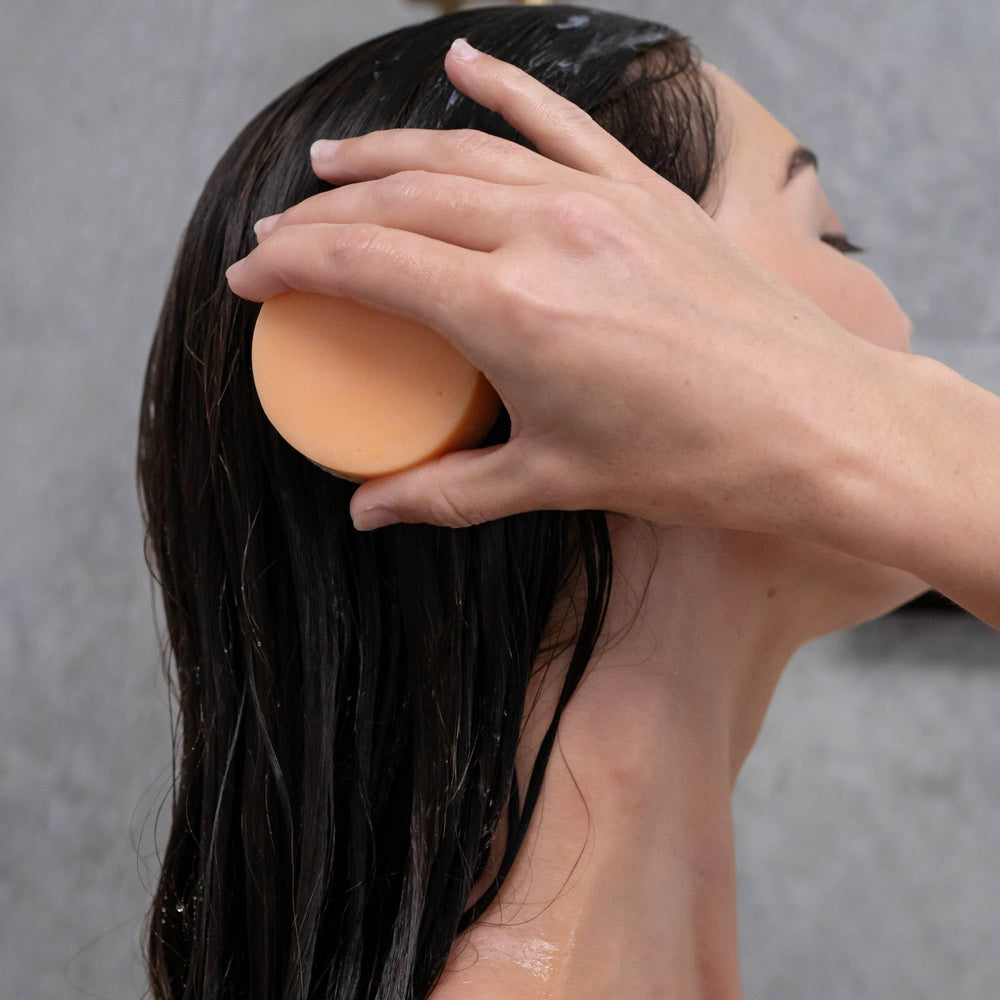 ANIHANA conditioner bar on bathroom shelf displaying tidy storage and convenience