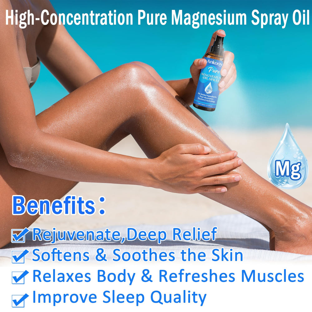 ANKOOY product applied on legs and feet demonstrating soothing topical routine