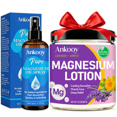 ANKOOY front packaging set showing lotion and spray for convenient daily care