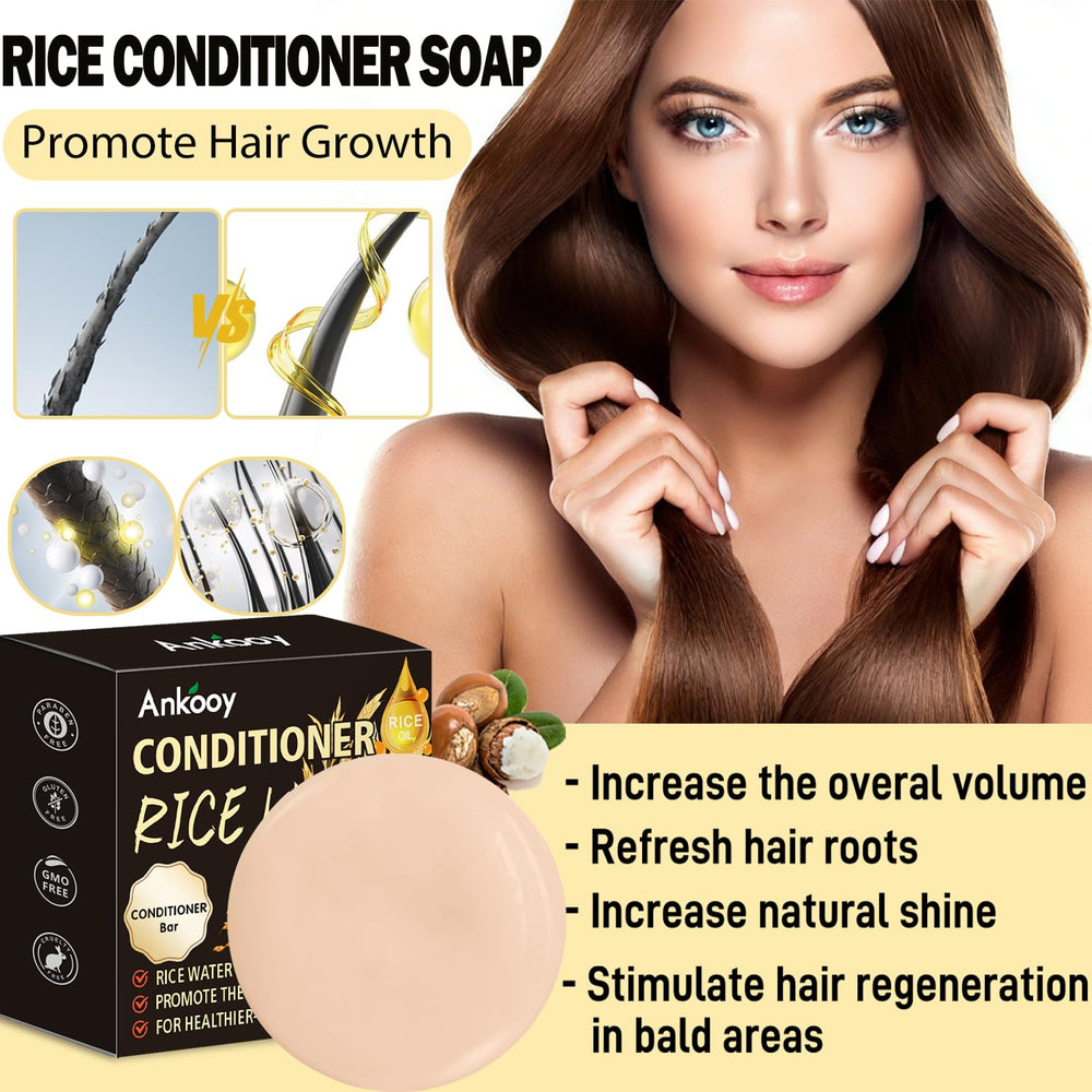 ANKOOY hands creating lather with shampoo bar to clarify scalp effectively