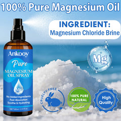 ANKOOY pure magnesium spray with silver nozzle illustrating quick targeted application