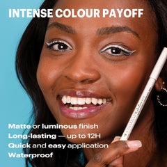 Annabelle kohl pencil tip close-up highlighting creamy texture for smooth application