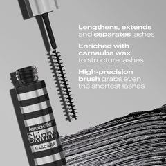 Annabelle skinny mascara in hand size comparison displaying compact 0.13 fl oz portability benefit