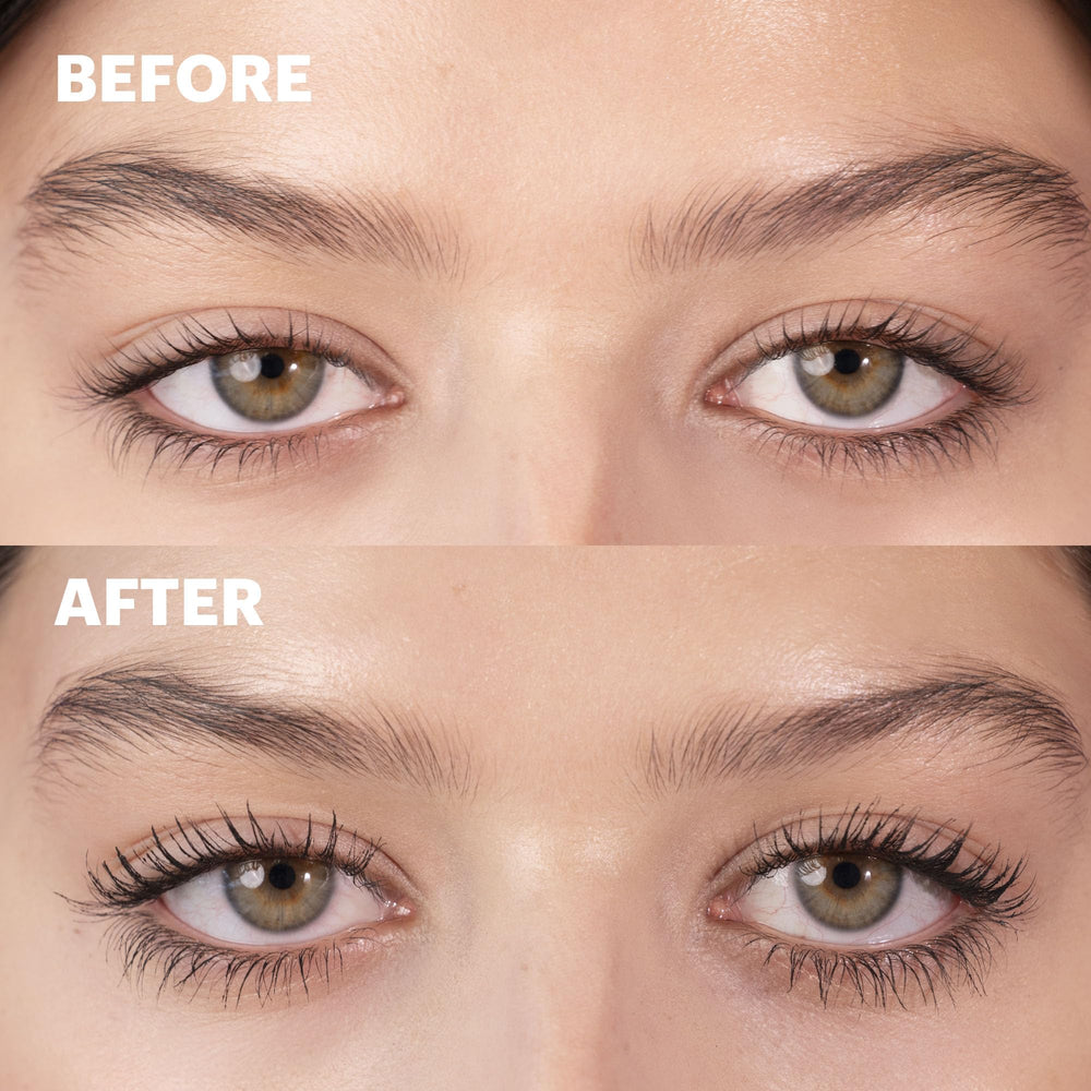 Annabelle skinny mascara texture swiped on skin showing smooth, clump-free formula benefit
