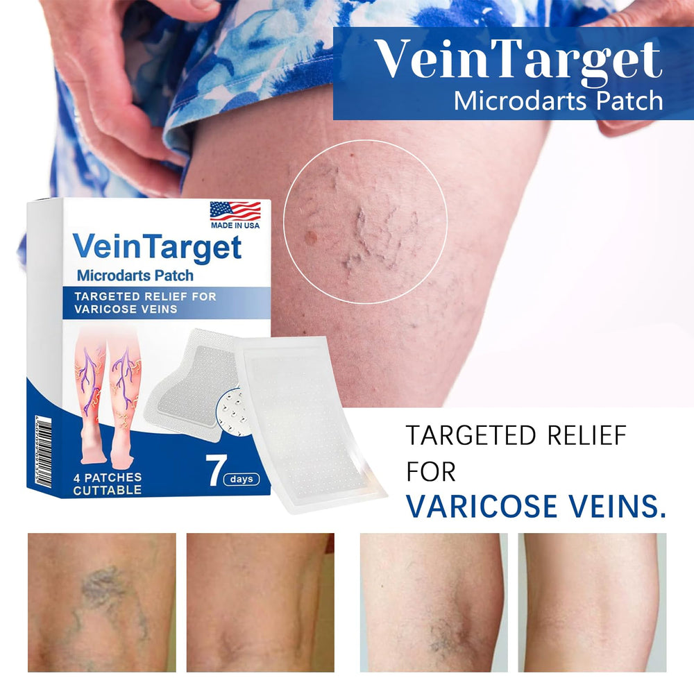 Anna's patch beside hand indicating compact size and portability benefit