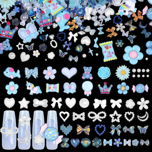 AnoleAir front packaging showing 300 blue charms, perfect for craft projects