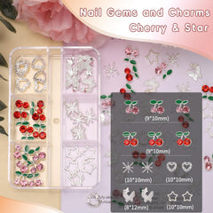 AnoleAir overhead grid showing organized 72-piece silver charm assortment for quick selection