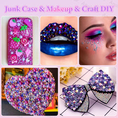AnoleAir nail art detail with small gems applied for refined manicure accents