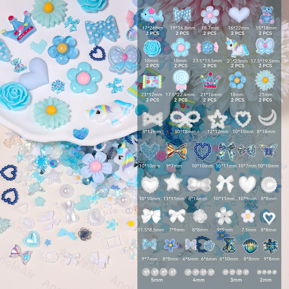 AnoleAir glossy and pearlized charms texture demonstrating color depth benefit