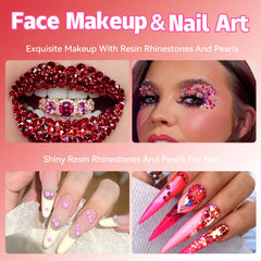 Anower pearls and rhinestones decorating a tumbler showing vibrant personalization