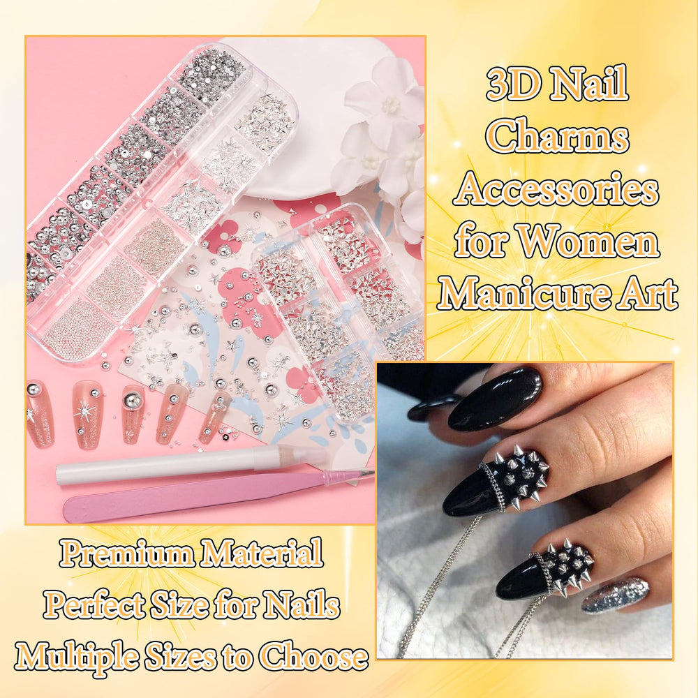 Anower nail chains trimmed to length demonstrating customizable fit for nails