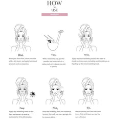 Anskin mask applied on face in use providing instant cooling comfort