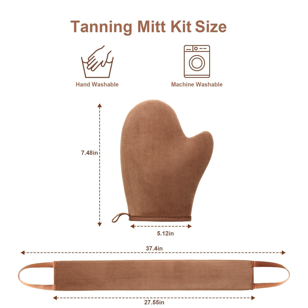 ANSPHIE applying tanner on arm demonstrating even blending