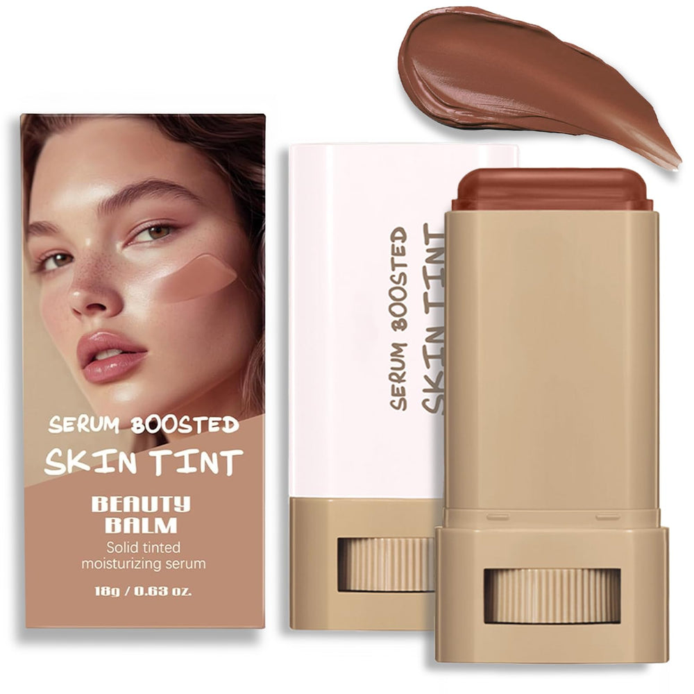 Anweina foundation stick front view showing sleek packaging and easy application benefit