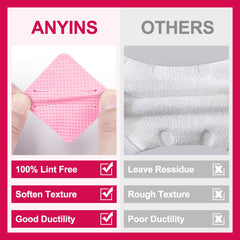 ANYINS wipe in hand demonstrating size and easy handling benefit