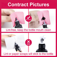 ANYINS wipes soaked with acetone showing strong tear resistance benefit