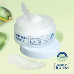 AOA STUDIO open jar close-up of balm texture for easy melting