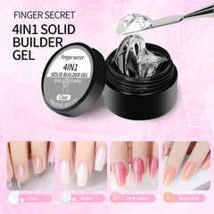 AOBOO color swatches of clear, pink, nude, and white for design variety