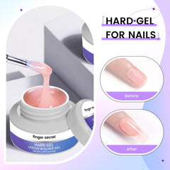 AOBOO open jar close-up showing gel texture for easy sculpting and strong hold