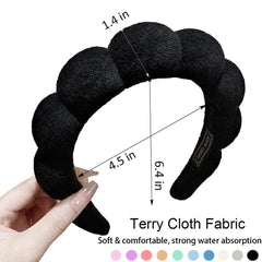 AOENJIE terry cloth close-up highlighting soft absorbent texture benefit