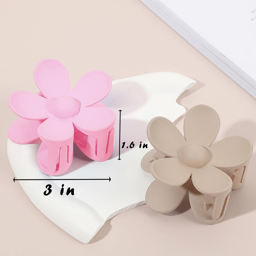 AOENJIE flower clip close-up of teeth and metal spring showing durable grip