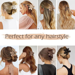 AOENJIE clip securing a half-up hairstyle, demonstrating practical everyday use