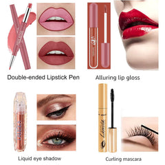 AOLIKOKO pressed powder with puff close-up, highlights smooth matte finish benefit