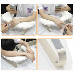 AONOLOVO in use with nail lamp to save tabletop space