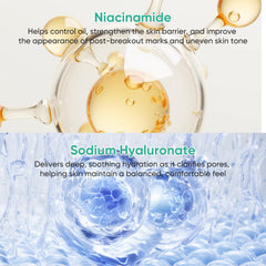 AOPEIBOTO clear serum pouring to show lightweight hydration benefit
