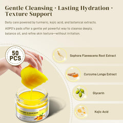 AOPO pad applied to face demonstrating easy makeup removal and refresh