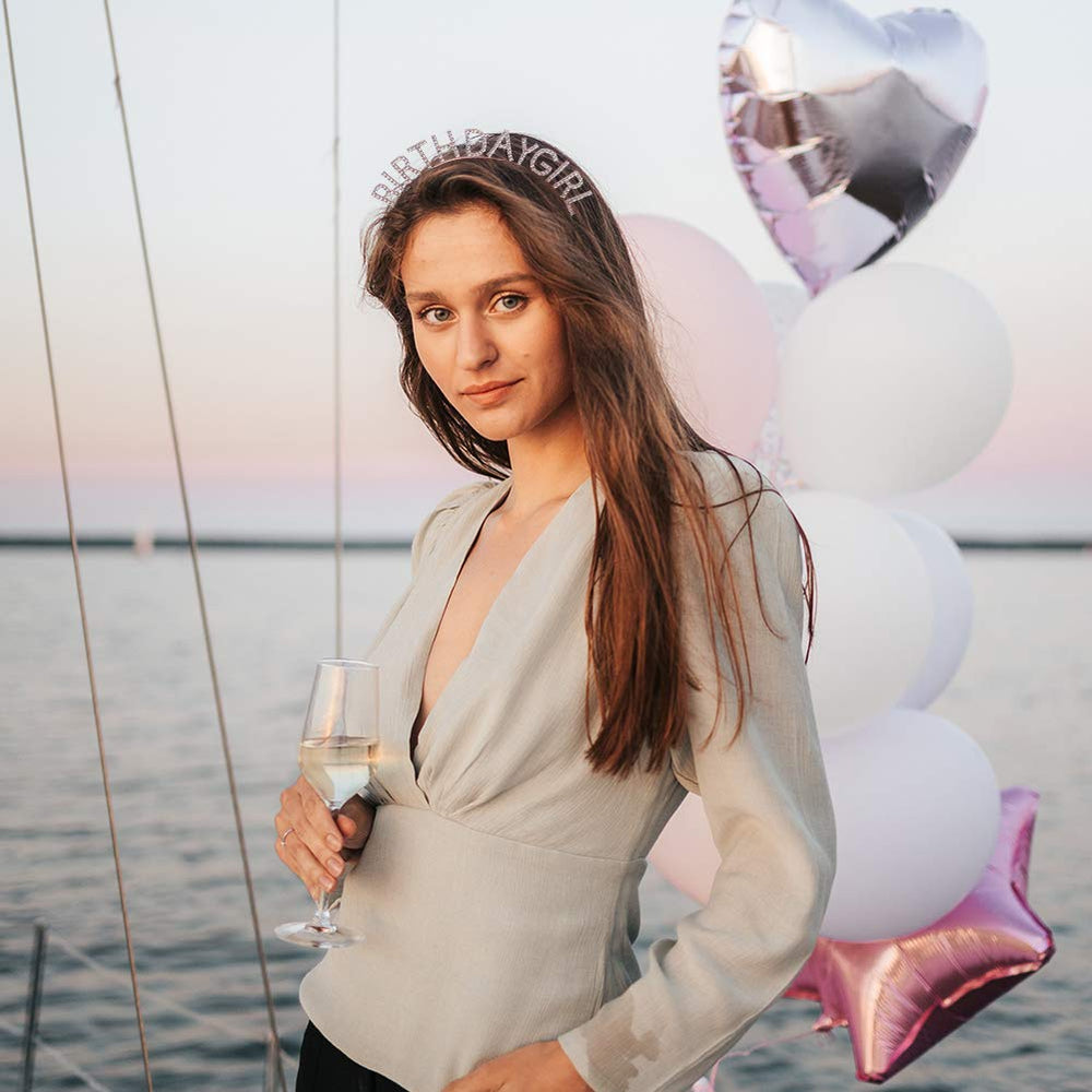 AOPRIE worn by woman at birthday showing celebratory look and confidence boost
