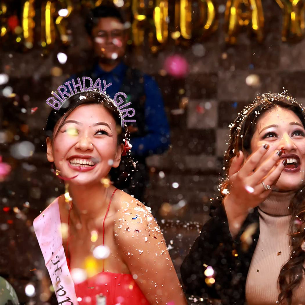 AOPRIE tiara side profile demonstrating adjustable fit and comfortable wear