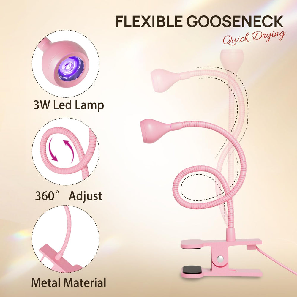 AORAEM foot switch in use enabling hands-free control for easier manicures