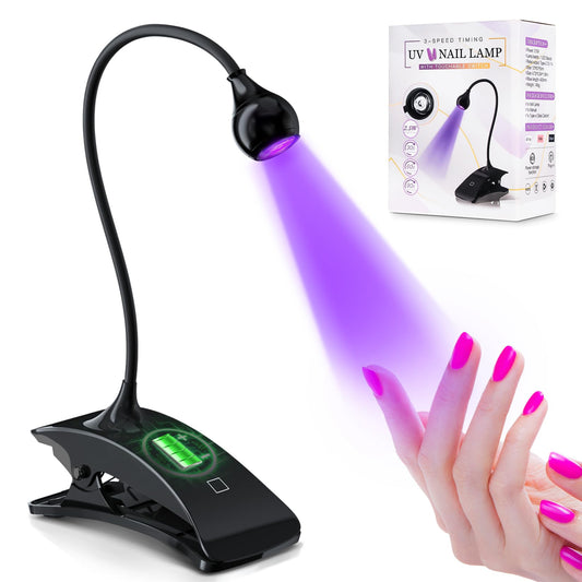 AORAEM front view of compact LED nail lamp for portable, even curing