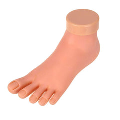 AORAEM front view of practice foot showing stable base and realistic toes for training