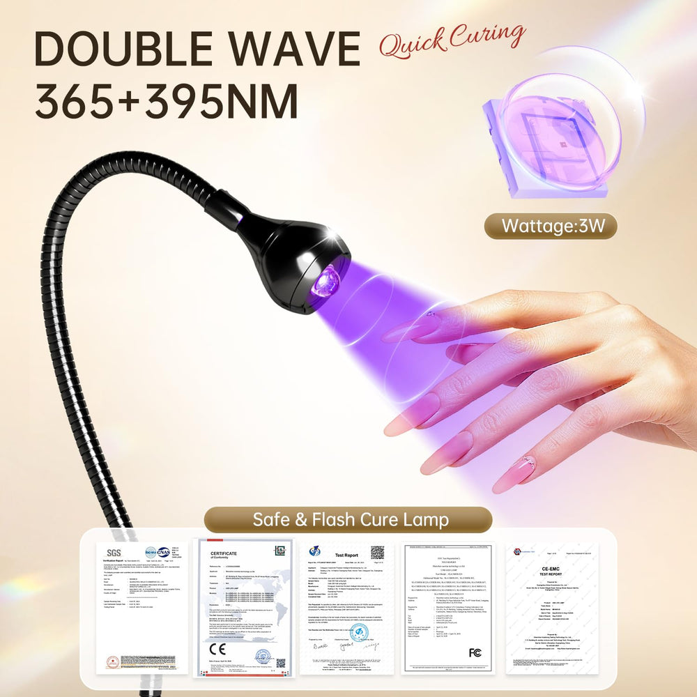 AORAEM LED head with visible lamp beads delivering consistent curing light
