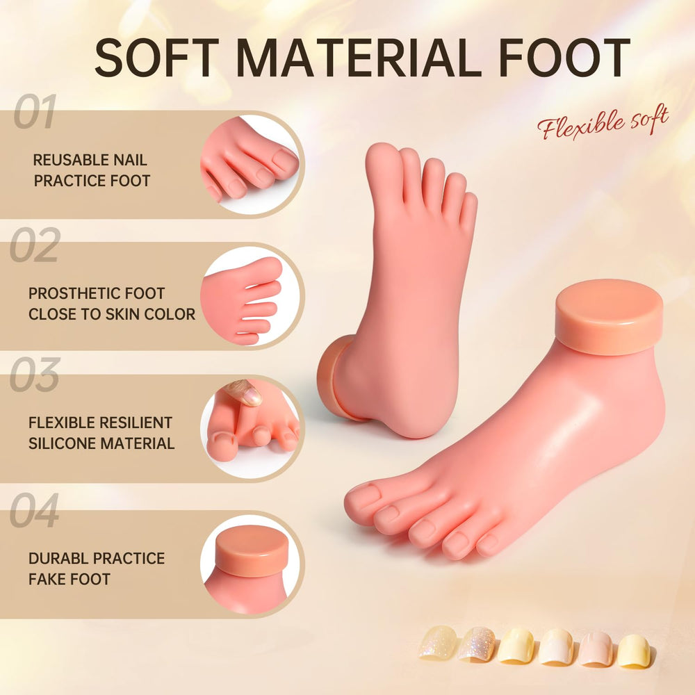 AORAEM close-up of toes highlighting insertion points and precise tip placement advantage
