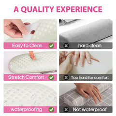 AORAEM in-salon use with technician using pillow for steady nail art results