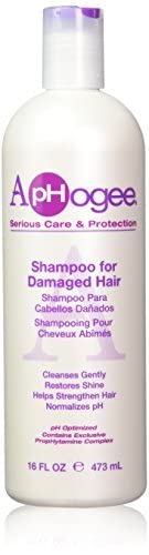 Aphogee poured shampoo texture close-up demonstrating gentle lathering benefit