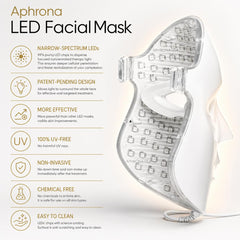 Aphrona mask held in hand to show compact scale and portability benefit