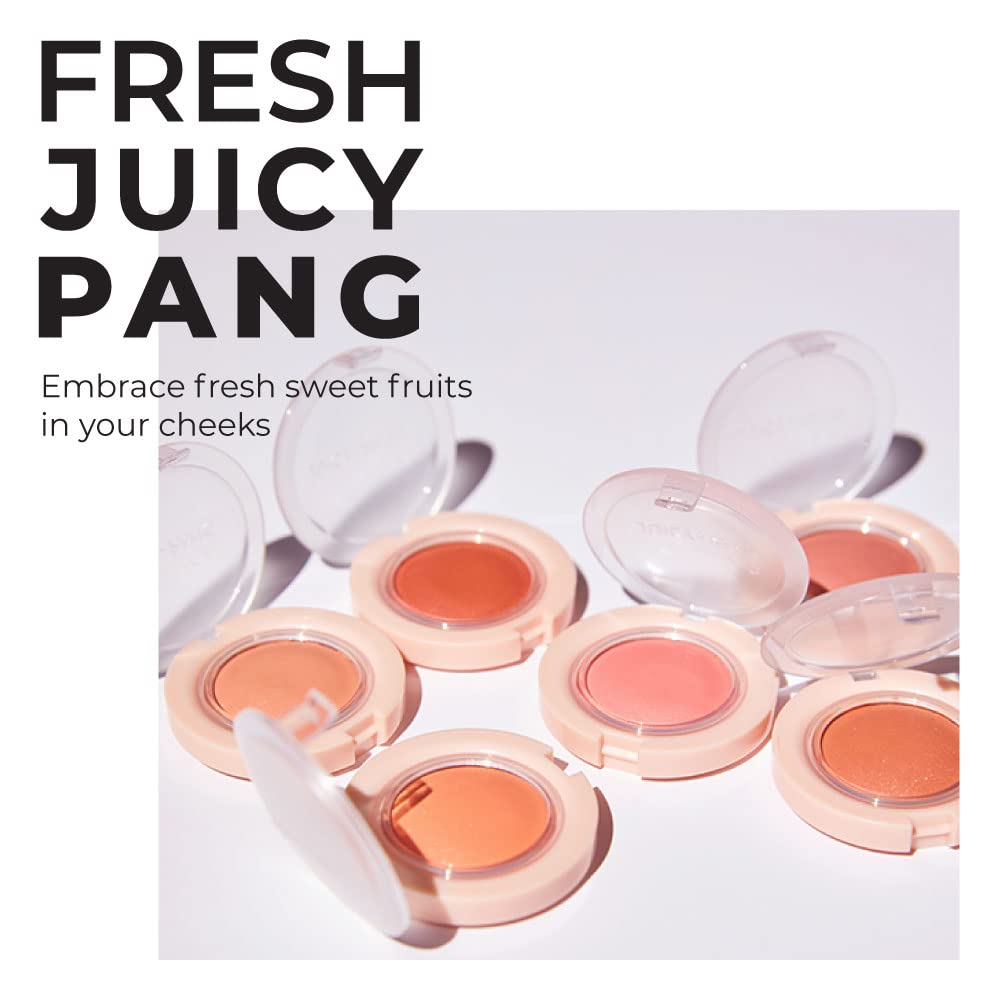 A'PIEU Juicy-Pang swatches on skin showing buildable pink color benefit