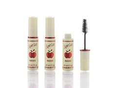 APPLE MASCARA front packaging showing three mamey tubes and travel benefit