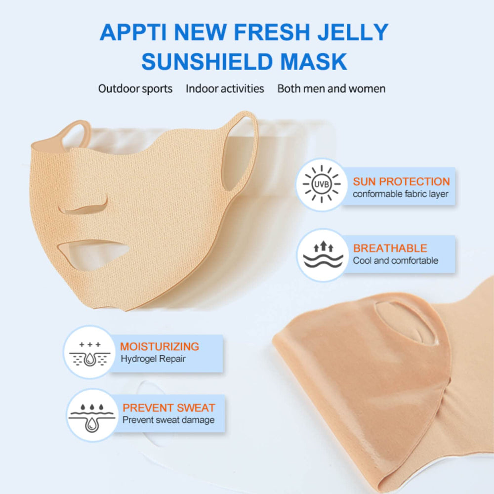 APPTI mask worn by golfer on course providing sun coverage and comfort